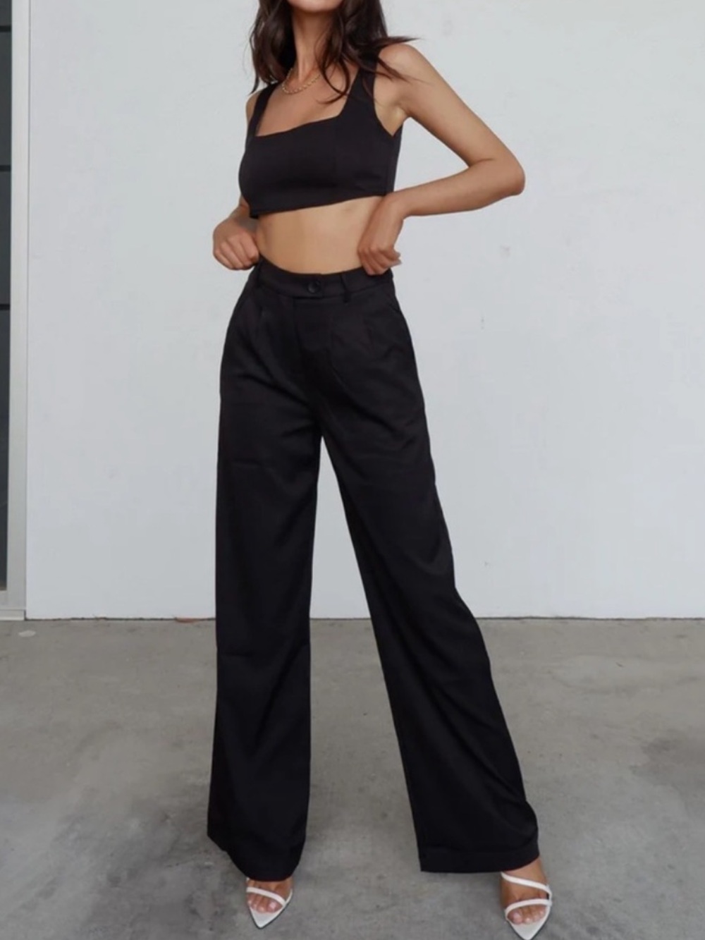 Princess Polly Huxley Set Black